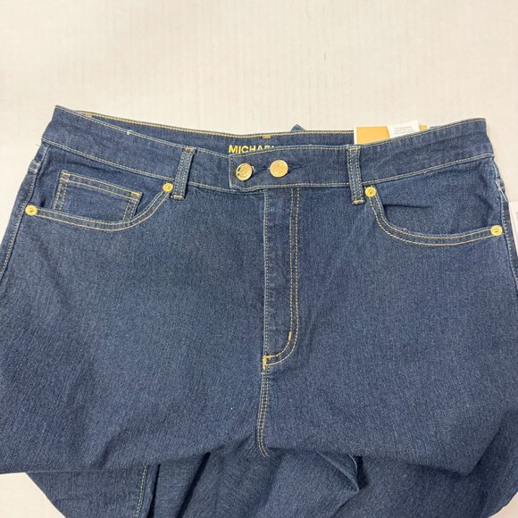 Michael Kors NWT Sz 14 Higher Rise Selma Boot Cut Jeans - Picture 7 of 14